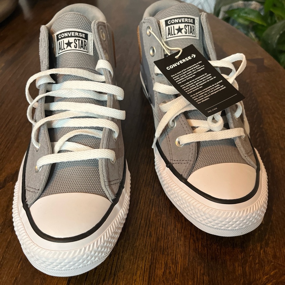 Converse Chuck Taylor All Star Malden Street Mid Grey White A09499C Men's Sz 10
